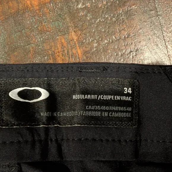 Oakley Take Pro Golf Short - Black - Size 34 - Picture 3 of 3